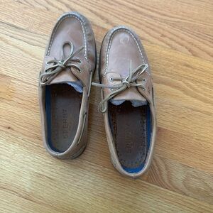 Sperry Men's Brown Leather Boat Shoes. Size 11 wide